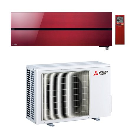 Climatiseur réversible mural Mitsubishi Design Premium MSZ-LN Rouge 3.5kW