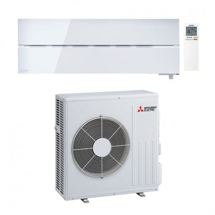 Climatiseur réversible mural Mitsubishi Design Premium+ MSZ-LN Blanc 5kW