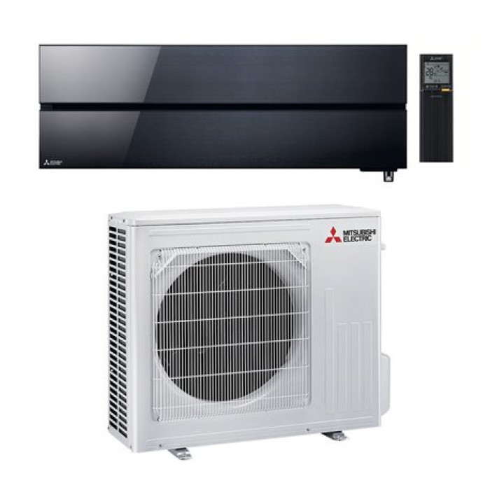 Climatiseur réversible mural Mitsubishi Design Premium MSZ-LN Noir 5kW