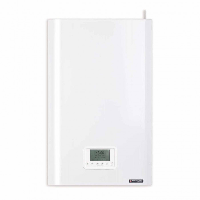 Frisquet - Hydromotrix Condensation Visio Instantanée 25 kW mini-accumulée évacuation ventouse Thermostat d'ambiance classe V inclus