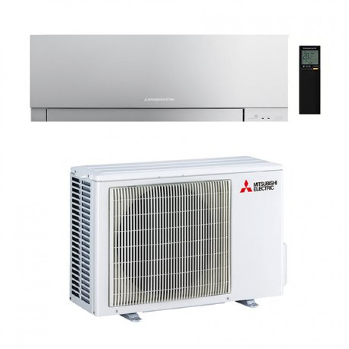 Climatiseur réversible mural Mitsubishi Design MSZ-EF Argenté 4.2kW
