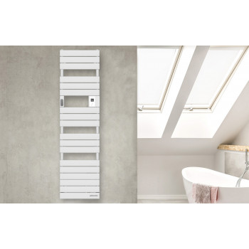 Sèche-serviettes Atlantic ADELIS Etroit 1500W Blanc brillant