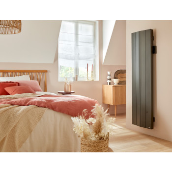 Radiateur Atlantic Galapagos neo connecté vertical 1500 W gris