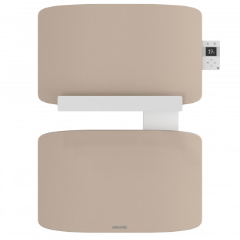 Sèche-serviettes Atlantic AMARALIS 430W Mât à droite Beige