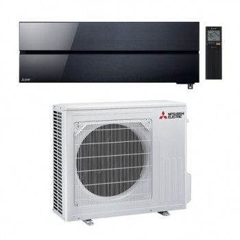 Climatiseur réversible mural Mitsubishi Design Premium MSZ-LN Noir 5kW