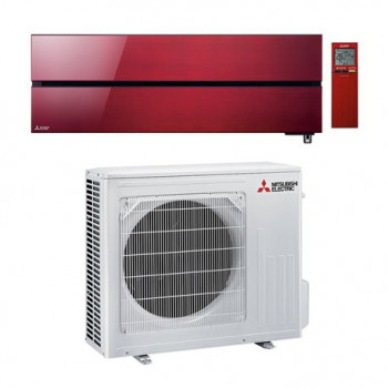 Climatiseur réversible mural Mitsubishi Design Premium MSZ-LN Rouge 5kW