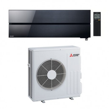 Climatiseur réversible mural Mitsubishi Design Premium MSZ-LN Noir 6kW