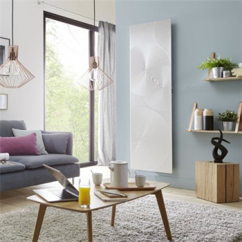 Radiateur Atlantic Irisium Serenity vertical 1500 W blanc