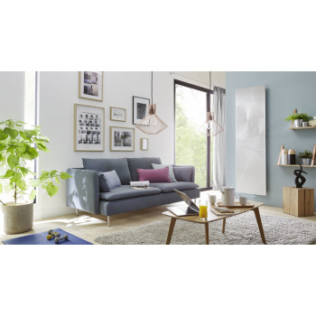 Radiateur Atlantic Irisium Serenity vertical 1000 W blanc