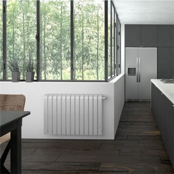 Radiateur Thermor Mythik horizontal 1500 W gris aluminium