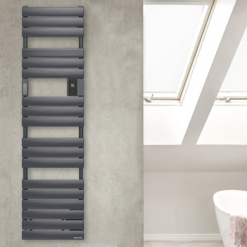 Sèche-serviettes Atlantic ADELIS Etroit 1500W Gris anthracite