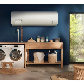 Chauffe eau électrique Atlantic CHAUFFEO 100L horizontal mural sortie basse