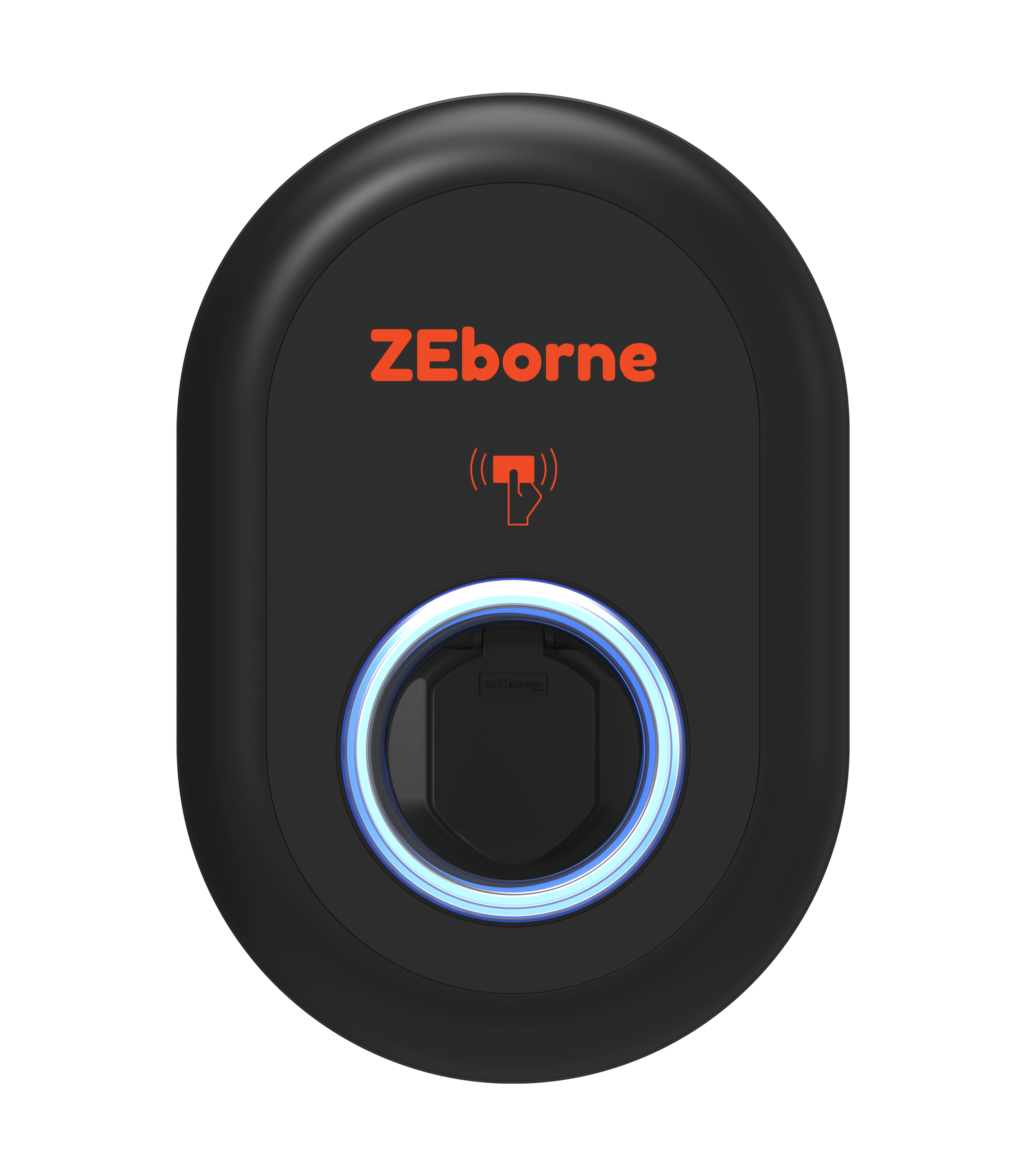 Borne de recharge ZEborne monophasée 7 kW - Mode 3 Prise Type T2 avec Badge  RFID